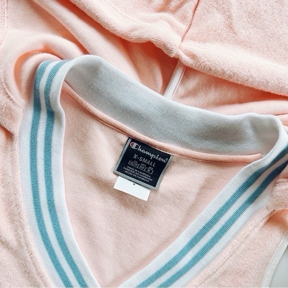 NEW Champion Terry Cloth Hoodie Romper XS - Picture 9 of 10